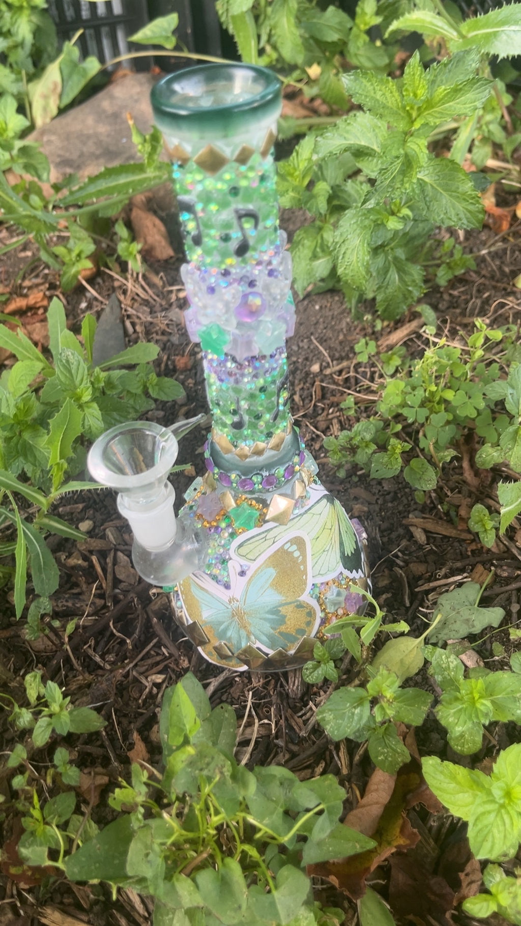 Medium Sized Custom Decorative Bong